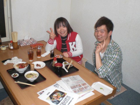 昨夜のお客さま!畜大生いらっしゃ～い♪