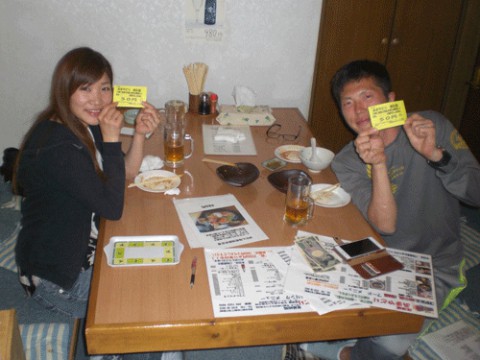 昨夜のお客さま!常連のご夫婦♪