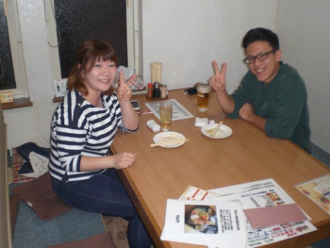 昨夜のお客さま!おふたりでご来店頂きました♪