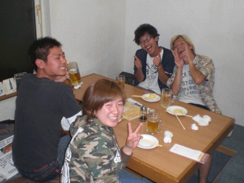 昨夜のお客さま!楽しまなきゃ♪