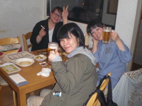 昨夜のお客さま!女子会♪