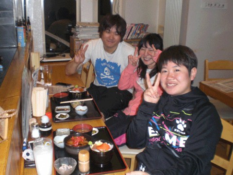 昨夜のお客さま!初めてのご来店♪