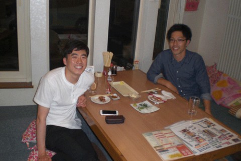 昨夜のお客さま!韓国からのお客さま♪