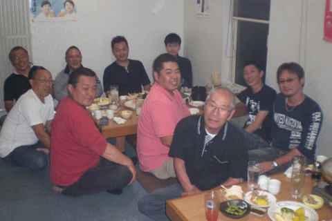 昨夜のお客さま!ソフトボール大会準優勝の宴♪