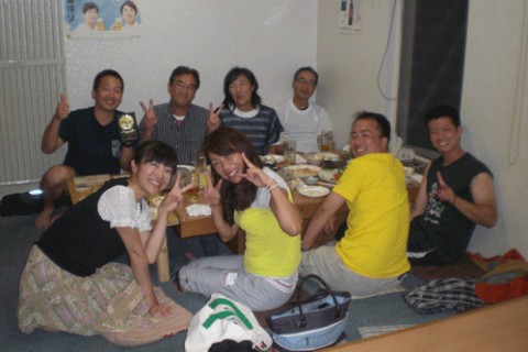 昨夜のお客さま!優勝の宴♪