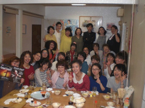 昨夜のお客さま!ゴスペルコンサートを終えて♪