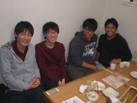 昨夜のお客さま!笑顔で、ハイ!パチリ♪