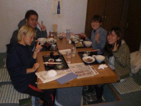 昨夜のお客さま!寒くなりましたね♪