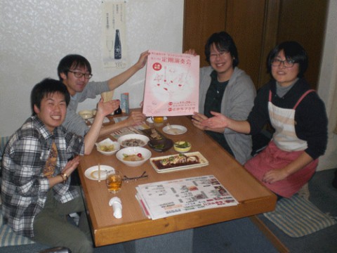 昨夜のお客さま!帯広畜産大学マンドリンサークル♪