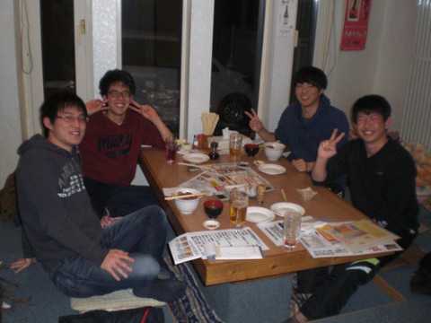 昨夜のお客さま!ランパスと生ビール♪