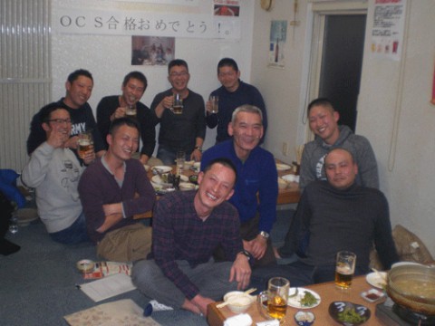 昨夜のお客さま!祝いの宴♪