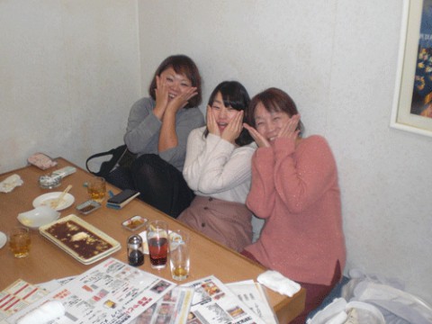 昨夜のお客さま!職場の女子会かなぁ♪