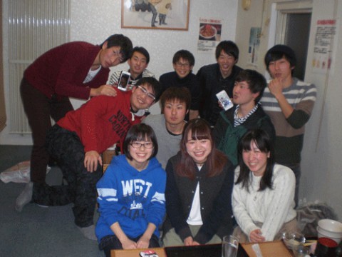 昨夜のお客さま!笑顔でポーズ♪