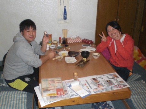 昨夜のお客さま!仲間になれるかなぁ♪