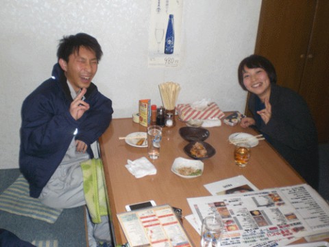 昨夜のお客さま!笑顔に感謝♪