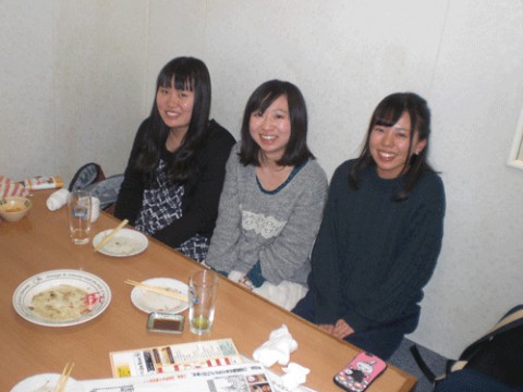 昨夜のお客さま!女子会かなぁ♪