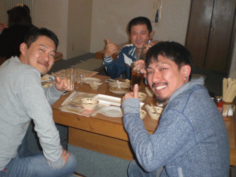 昨夜のお客さま!男子会♪