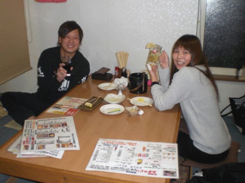 昨夜のお客さま!この笑顔がいいんだなぁ♪