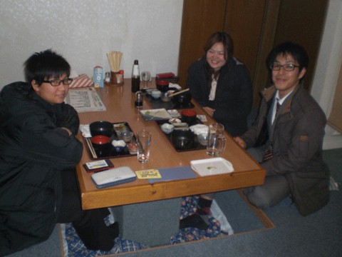 昨夜のお客さま!夜だって定食食べれるよ♪