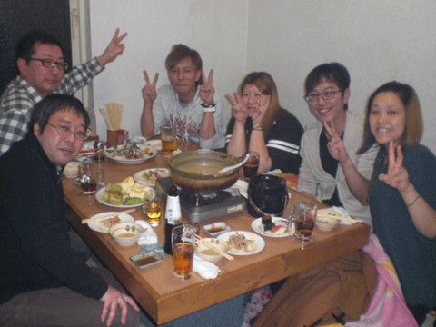 昨夜のお客さま!仲間たち♪