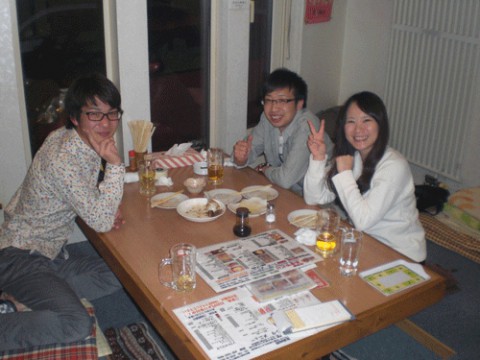 昨夜のお客さま!なぜか嬉しい♪