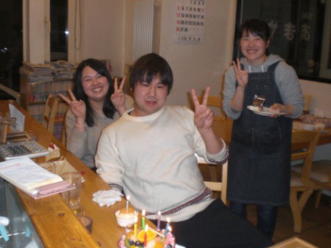 昨夜のお客さま!海外へ留学♪