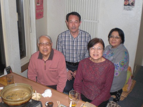 昨夜のお客さま!嫁の親のお友達♪