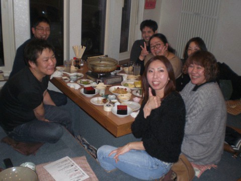 昨夜のお客さま!升酒をしたためる♪