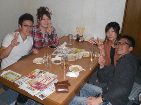 昨夜のお客さま!美女と野獣とお友達♪