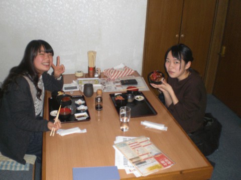 昨夜のお客さま!彼女たちが召上ったのは♪