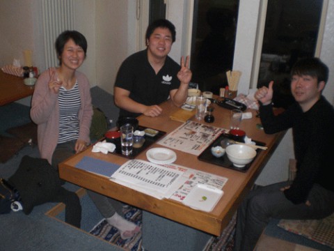 昨夜のお客さま!畜大生の650円ディナー♪