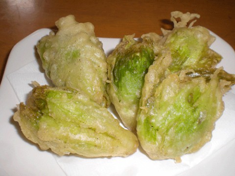 春の味覚　ふきのとうの天ぷら♪