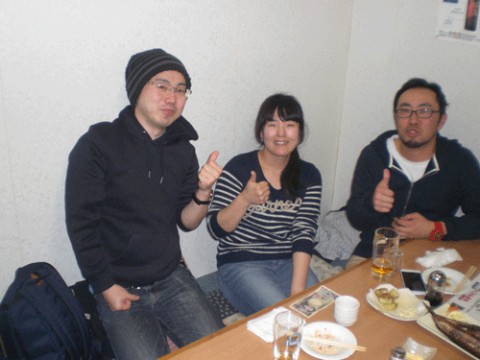 昨夜のお客さま!今夜でお別れ♪