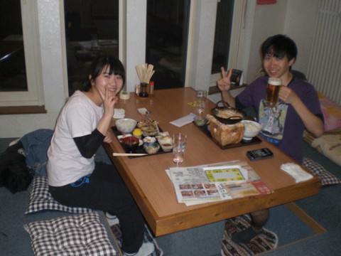 昨夜のお客さま!当店のバイト君♪