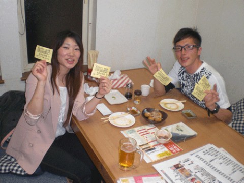 昨夜のお客さま!美女と野獣、大当たり♪