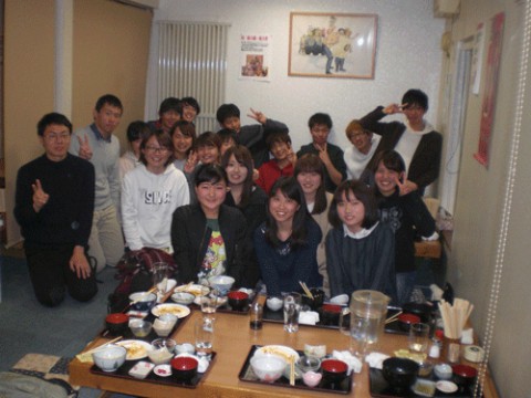 昨夜のお客さま!畜大スキー部 新歓 Part1♪