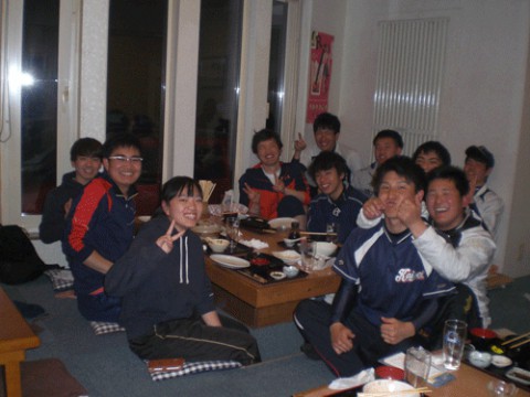 昨夜のお客さま!帯広畜大野球部　新歓♪