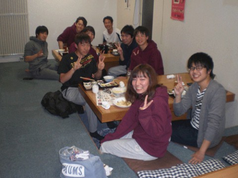 昨夜のお客さま!帯広畜大バレー部♪