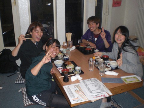 昨夜のお客さま!帯広の畜大生♪