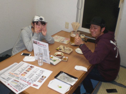 昨夜のお客さま!美女と凡人♪