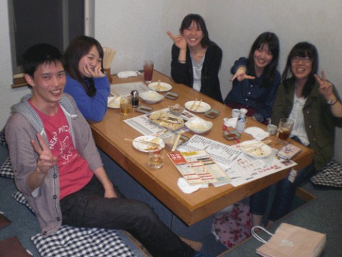 昨夜のお客さま!帯広の畜大生♪