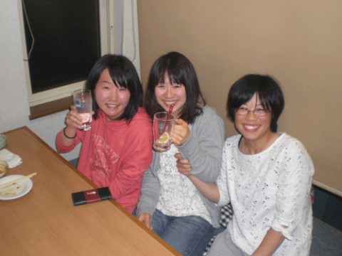 昨夜のお客さま!帯広畜大生いらっしゃ~い♪