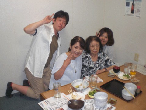 昨夜のお客さま!感謝、感謝のご家族♪