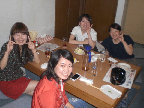 昨夜のお客さま!女子会♪