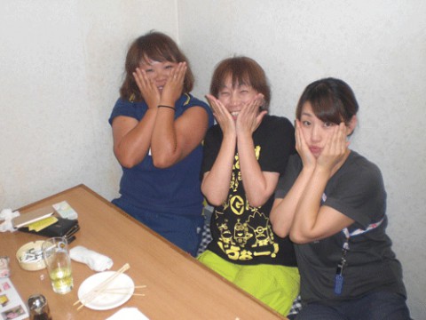 昨夜のお客さま!3人が揃うのはおひさしぶり♪