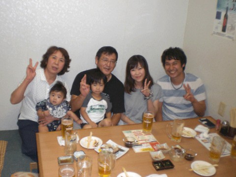 昨夜のお客さま!先輩いらっしゃ~い♪