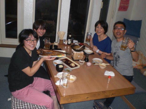 昨夜のお客さま!ご家族でいらっしゃ~い♪