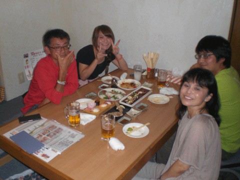 昨夜のお客さま!常連さんのご家族♪