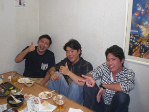 昨夜のお客さま!イケメンだねぇ♪
