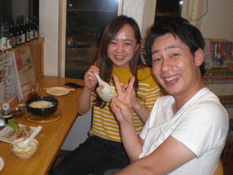 昨夜のお客さま!彼女は大和なでしこ♪